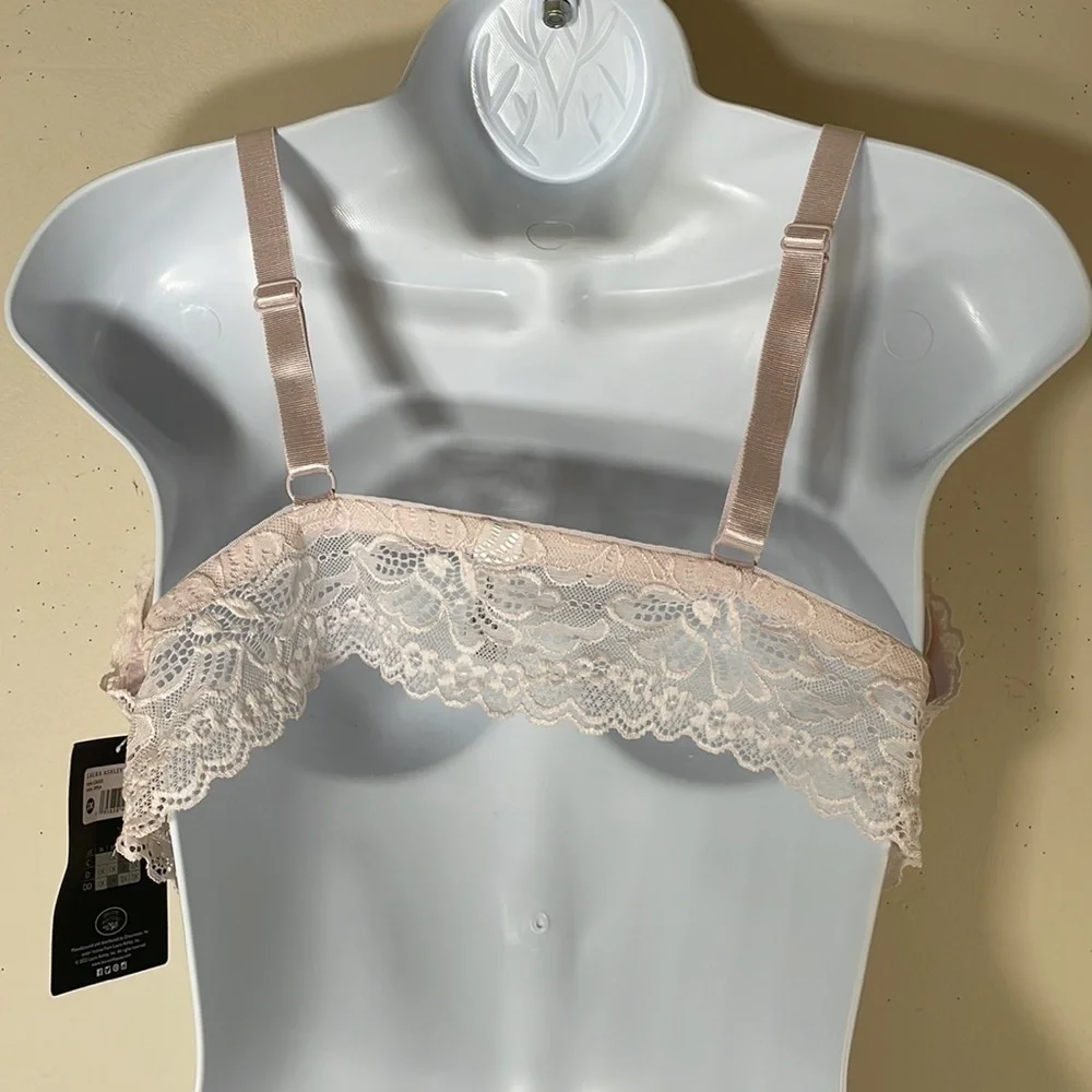 Laura Ashley Sexy Wireless Lace Bralette. 3X. NWT.